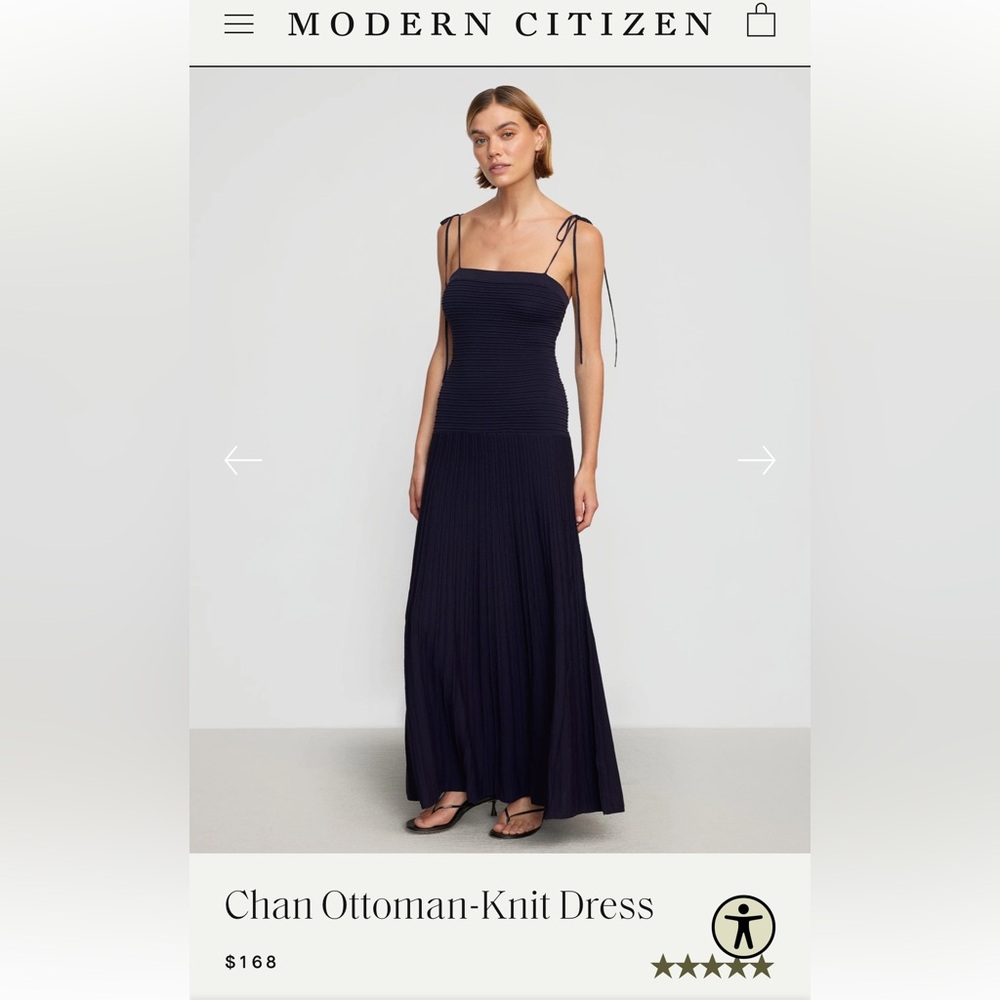 Modern Citizen Chan Ottoman Knit Dress Size Medium NWOT